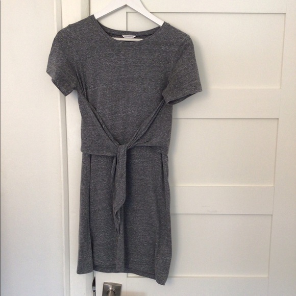 Club Monaco Tie-Up Tshirt Dress Size S - Picture 1 of 6